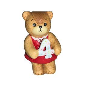Enesco Lucy Rigg Bears, Lucy & Me, Teddy Bear, Red Dress, 4th Birthday